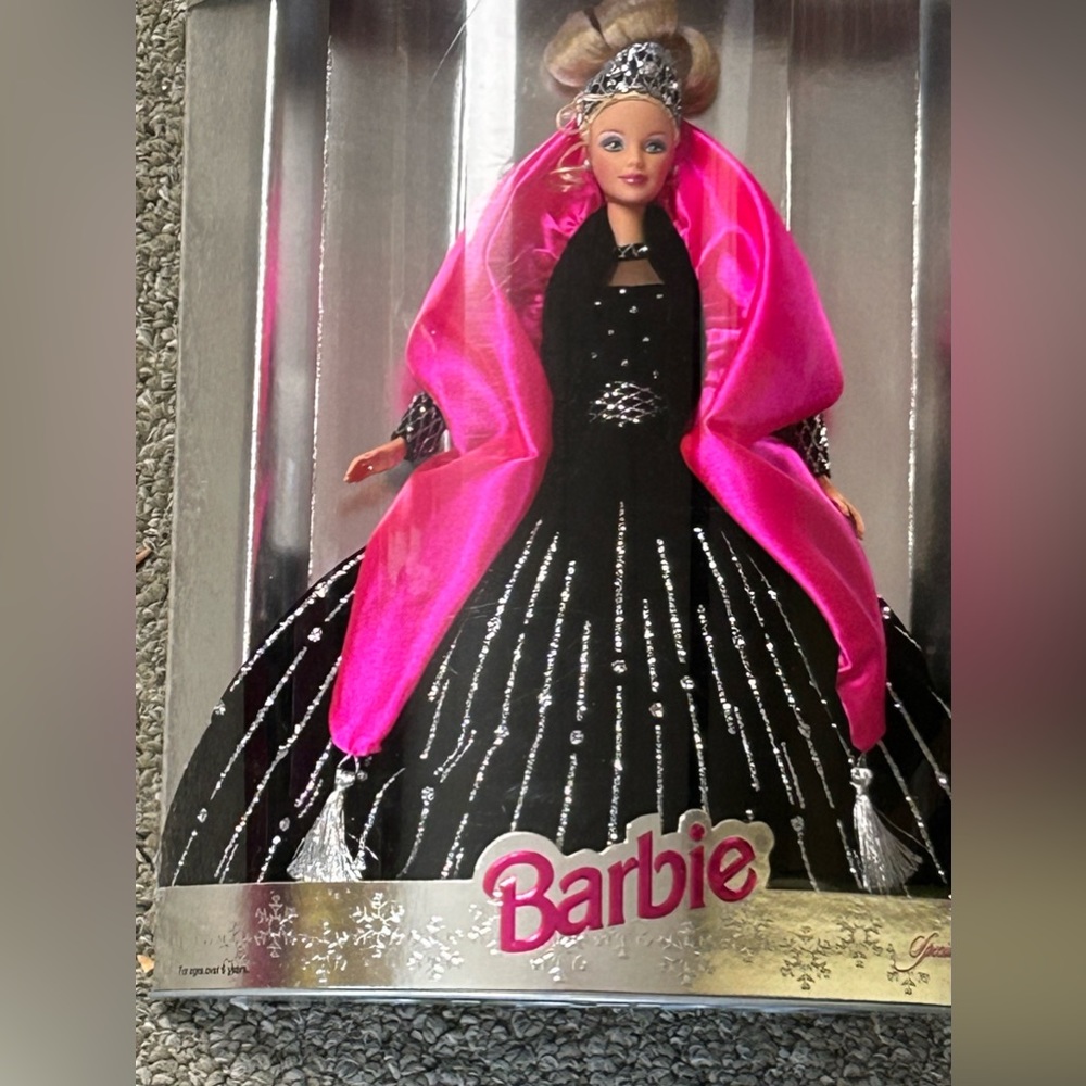 Happy Holidays Barbie. Never opened. Never used. New. Smoke free home.